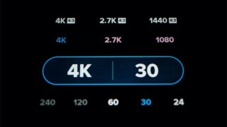 GoProのフレームレート設定