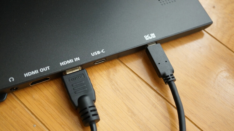 On-Lap M505EにHDMIを接続