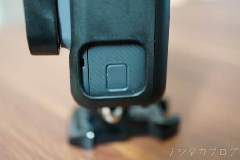 GoProの純正フレームを付けたときのサイドドア