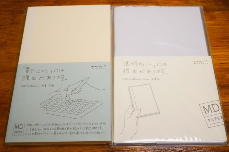 MDノートとカバー