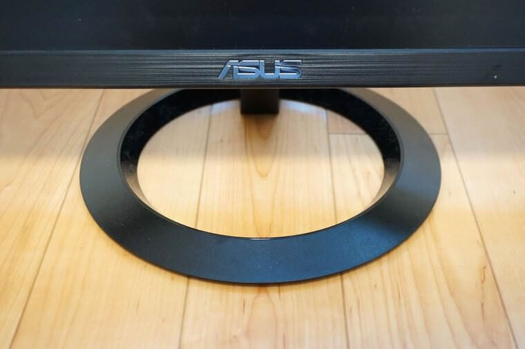 ASUS23.8インチモニター(VZ249HR)のスタンド部分