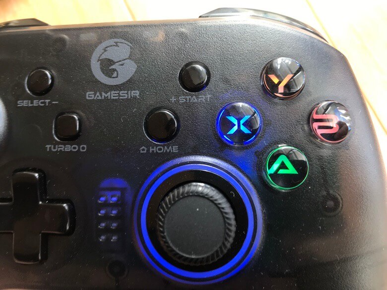 GameSir T4 Proのボタン配置